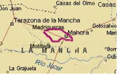 ruta en mapa